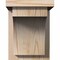 Ekena Millwork Huntington Smooth Corbel w/Backplate, Douglas Fir, 7 1/2"W x 10"D x 10"H COR08X10X10HUN01SDF - alternate 2